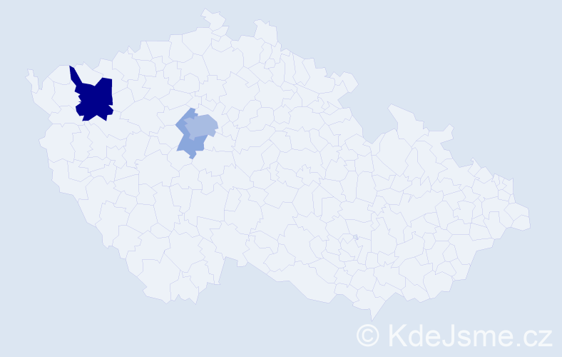 Příjmení: 'Krixová', počet výskytů 10 v celé ČR