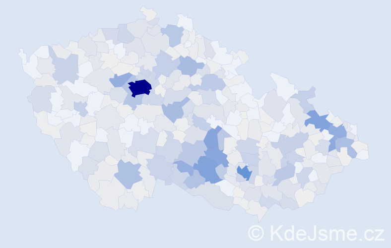 Příjmení: 'Chalupa', počet výskytů 2234 v celé ČR
