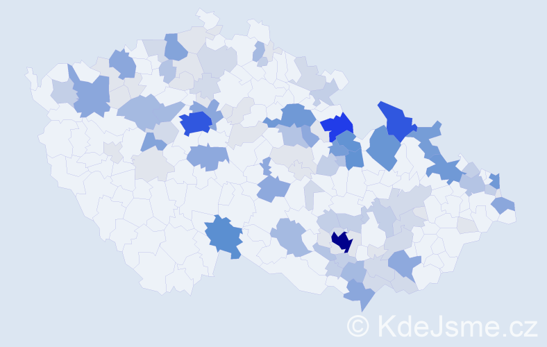 Příjmení: 'Neugebauer', počet výskytů 402 v celé ČR