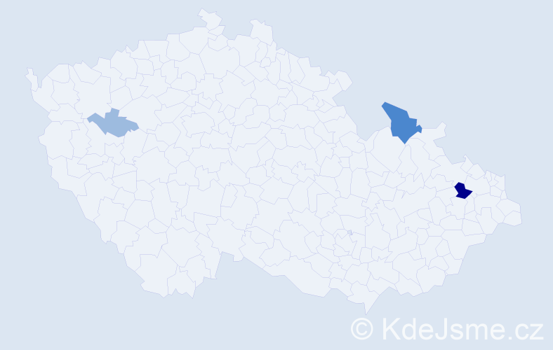 Příjmení: 'Potoki', počet výskytů 7 v celé ČR