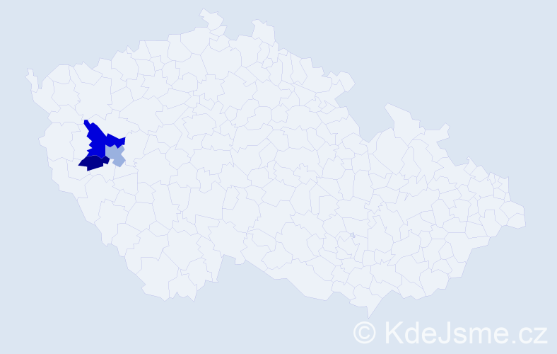 Příjmení: 'Pancuráková', počet výskytů 4 v celé ČR