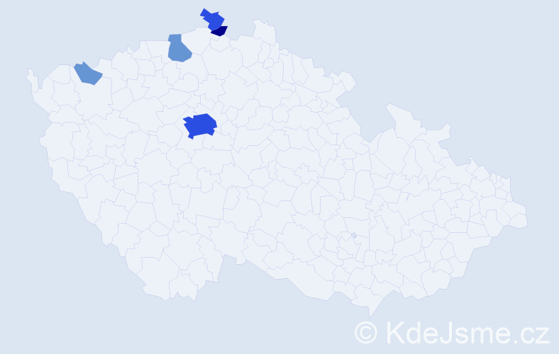 Příjmení: 'Marschner', počet výskytů 24 v celé ČR