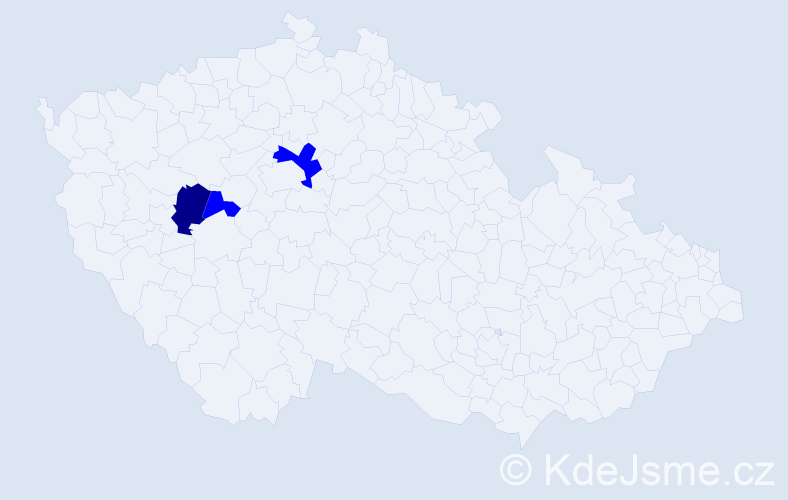 Příjmení: 'Fulem', počet výskytů 7 v celé ČR