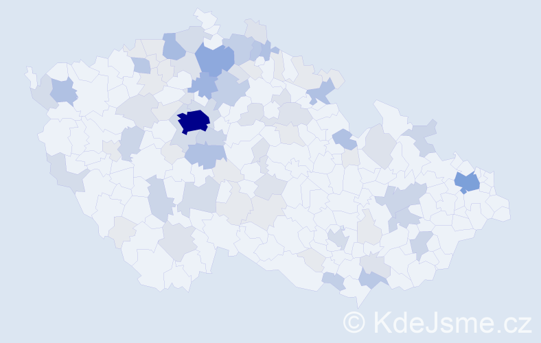 Příjmení: 'Bergmann', počet výskytů 259 v celé ČR