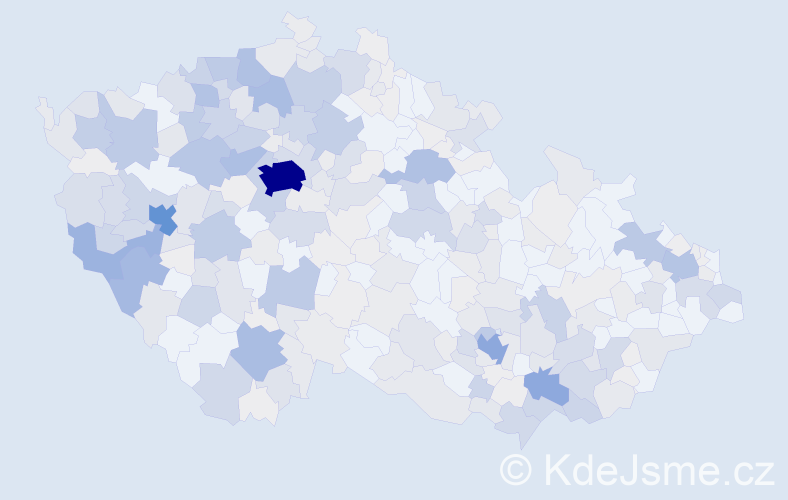 Příjmení: 'Cibulka', počet výskytů 1376 v celé ČR