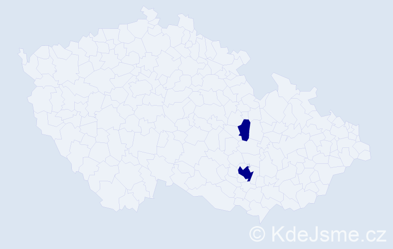 Příjmení: 'Lepold', počet výskytů 8 v celé ČR