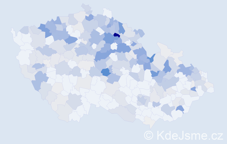 Příjmení: 'Ulrich', počet výskytů 1018 v celé ČR