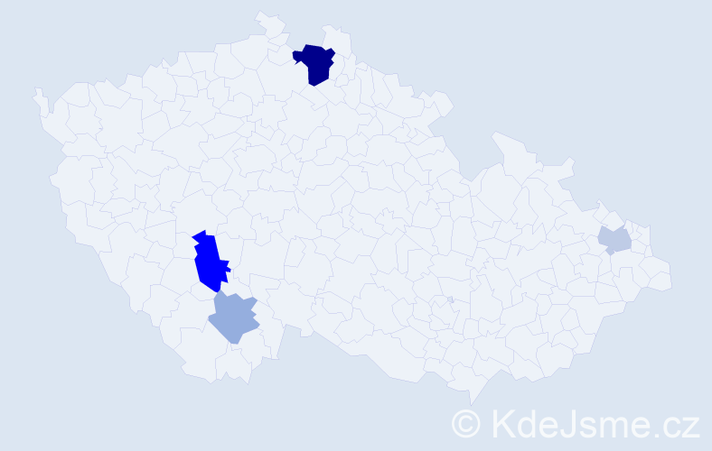 Příjmení: 'Zavadzan', počet výskytů 9 v celé ČR