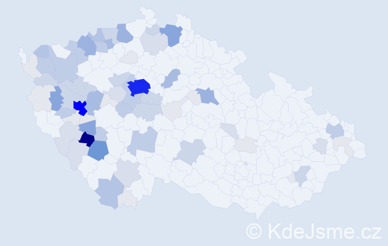 Příjmení: 'Panuška', počet výskytů 293 v celé ČR