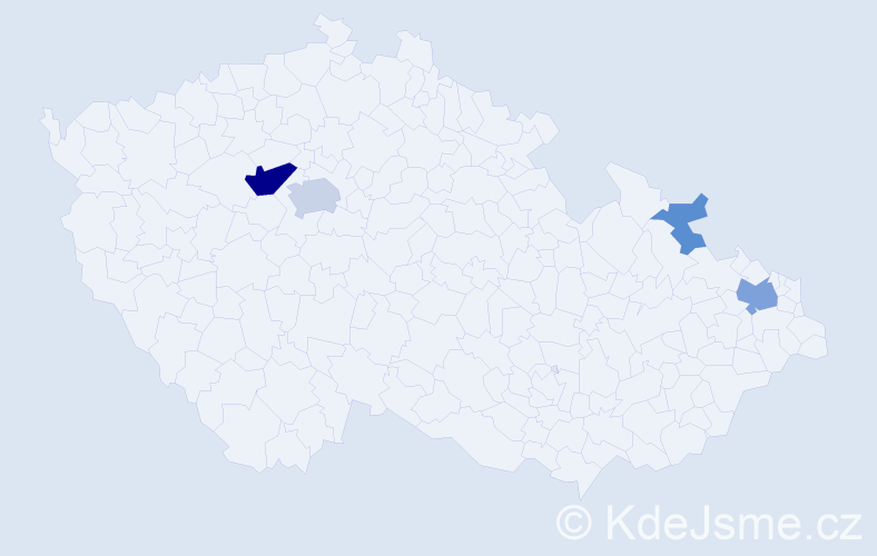 Příjmení: 'Leščáková', počet výskytů 12 v celé ČR