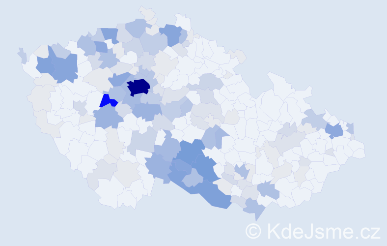 Příjmení: 'Štěpnička', počet výskytů 524 v celé ČR