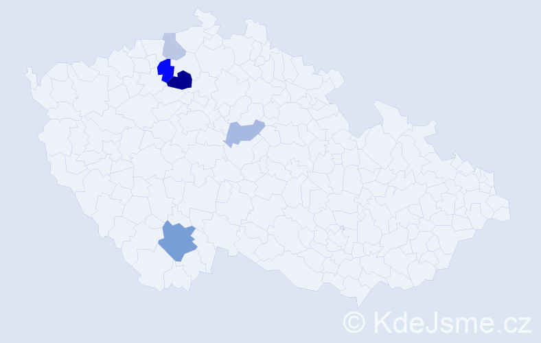 Příjmení: 'Starczewská', počet výskytů 10 v celé ČR