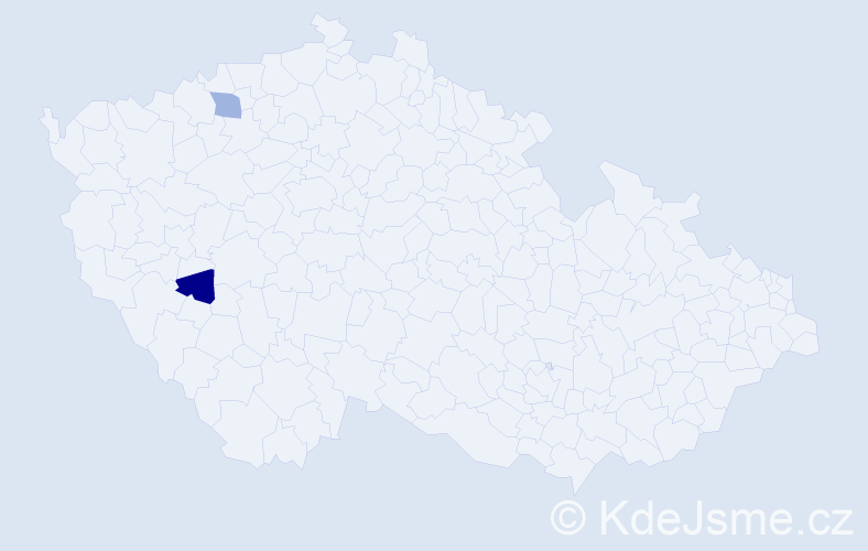Příjmení: 'Ustinow', počet výskytů 2 v celé ČR