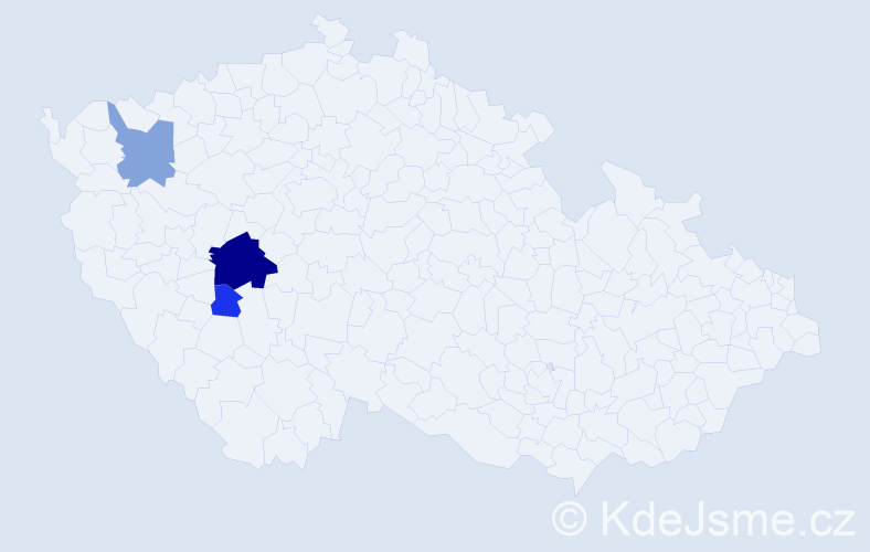 Příjmení: 'Leiterman', počet výskytů 10 v celé ČR