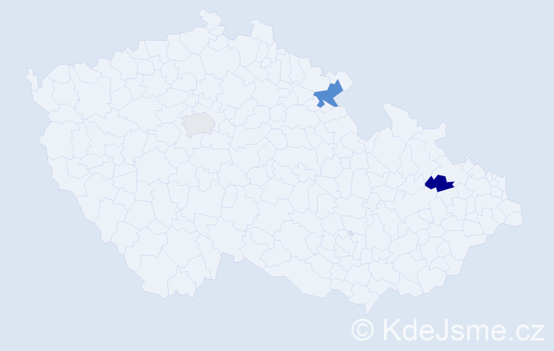 Příjmení: 'Klanertová', počet výskytů 4 v celé ČR