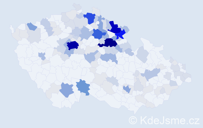 Příjmení: 'Vik', počet výskytů 471 v celé ČR