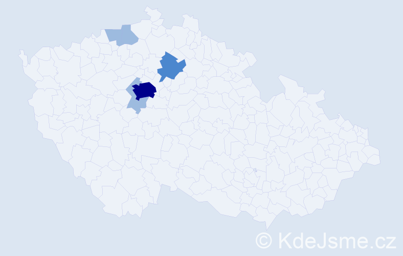 Příjmení: 'Shaposhnikova', počet výskytů 9 v celé ČR