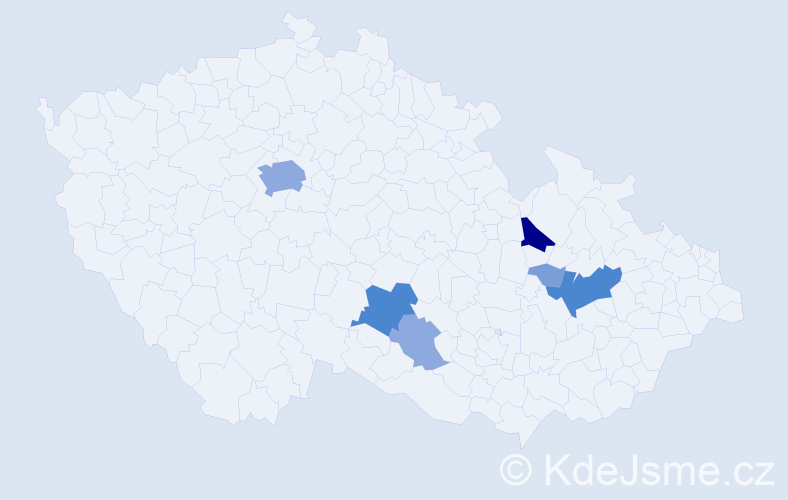 Příjmení: 'Focherová', počet výskytů 17 v celé ČR