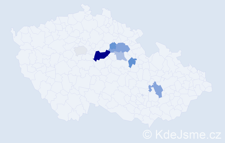 Příjmení: 'Louman', počet výskytů 26 v celé ČR