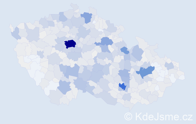 Příjmení: 'Stejskal', počet výskytů 4604 v celé ČR