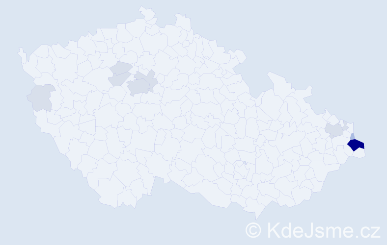 Příjmení: 'Tasková', počet výskytů 31 v celé ČR
