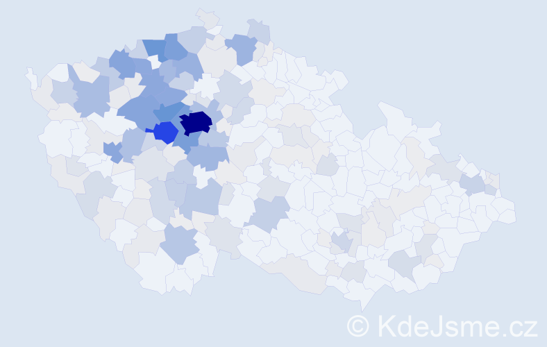 Příjmení: 'Prošek', počet výskytů 902 v celé ČR