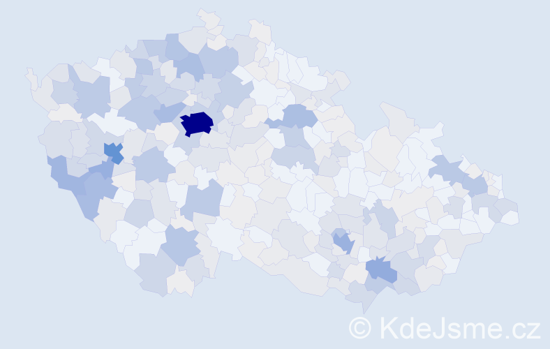 Příjmení: 'Cibulka', počet výskytů 1340 v celé ČR