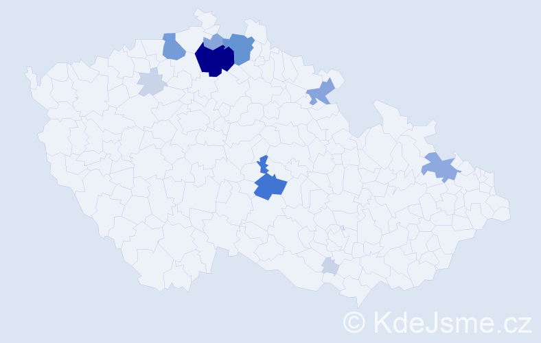 Příjmení: 'Murga', počet výskytů 39 v celé ČR