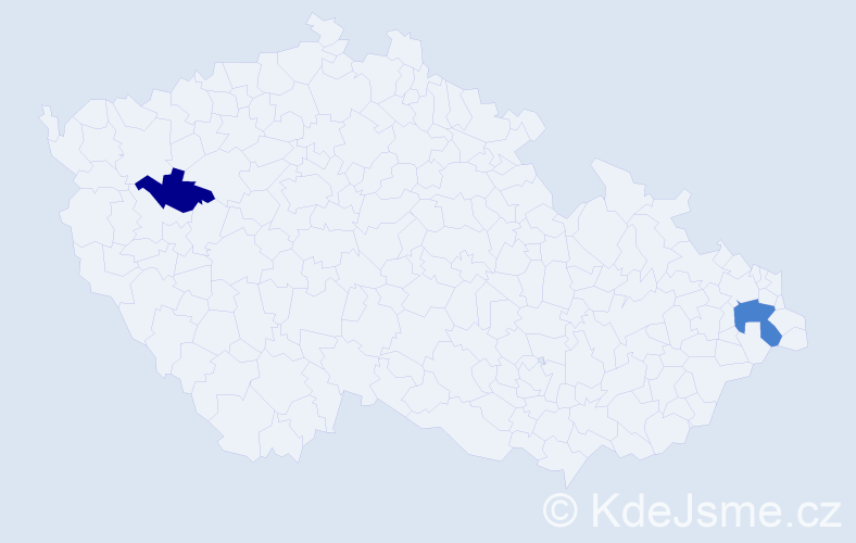 Příjmení: 'Kotuąa', počet výskytů 3 v celé ČR