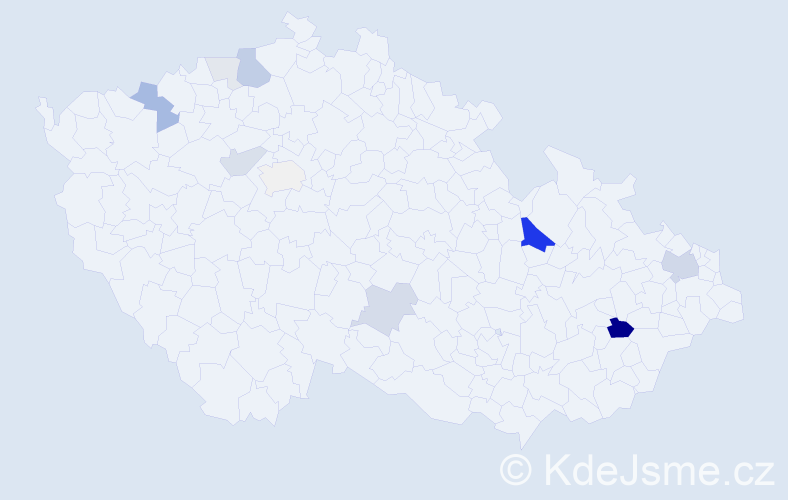 Příjmení: 'Dzurik', počet výskytů 36 v celé ČR