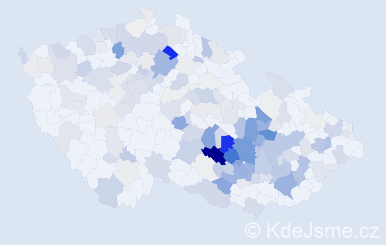 Příjmení: 'Nedomová', počet výskytů 767 v celé ČR