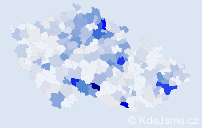 Příjmení: 'Holcová', počet výskytů 1136 v celé ČR