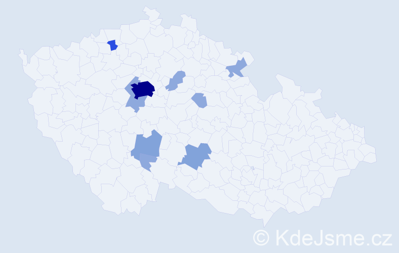 Příjmení: 'Merbsová', počet výskytů 22 v celé ČR