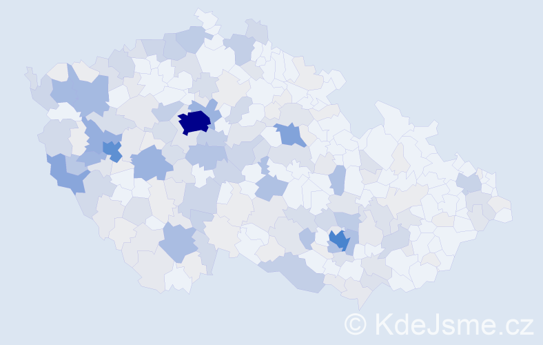 Příjmení: 'Gruberová', počet výskytů 752 v celé ČR