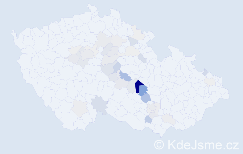 Příjmení: 'Polnická', počet výskytů 122 v celé ČR