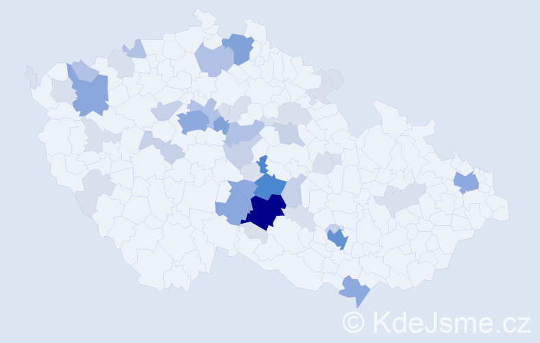 Příjmení: 'Duchan', počet výskytů 126 v celé ČR