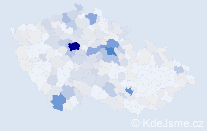 Příjmení: 'Hrubešová', počet výskytů 933 v celé ČR