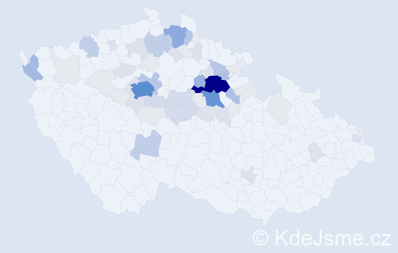 Příjmení: 'Sehnoutková', počet výskytů 217 v celé ČR