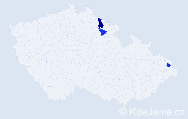 Příjmení: 'Kodenko', počet výskytů 11 v celé ČR
