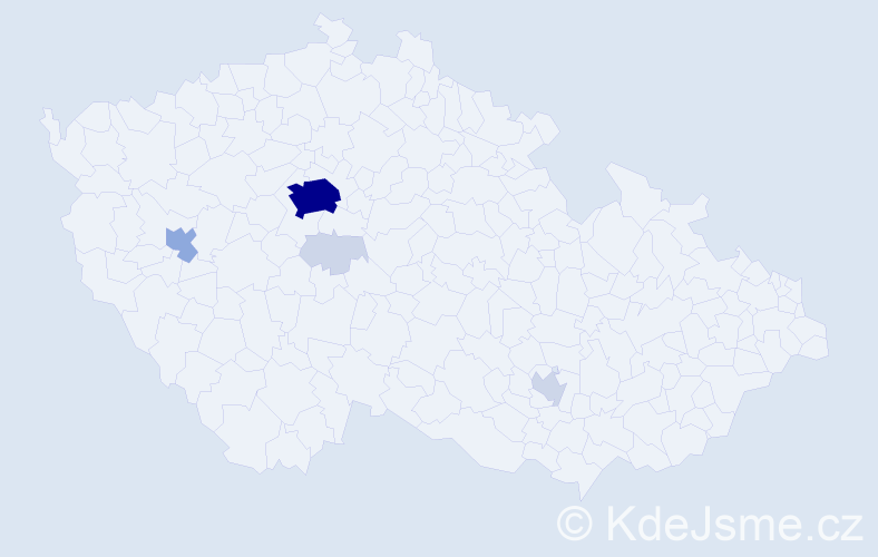 Příjmení: 'Stiebitzová', počet výskytů 18 v celé ČR