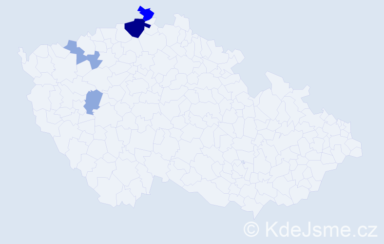 Příjmení: 'Denisovová', počet výskytů 12 v celé ČR