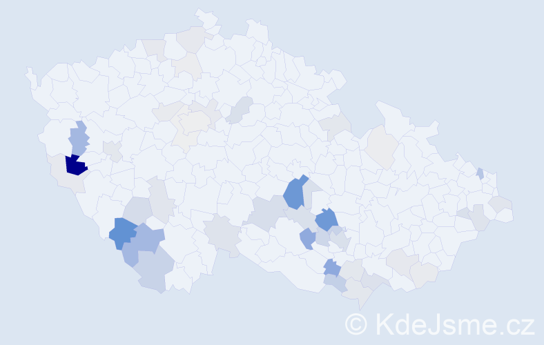Příjmení: 'Matulka', počet výskytů 144 v celé ČR