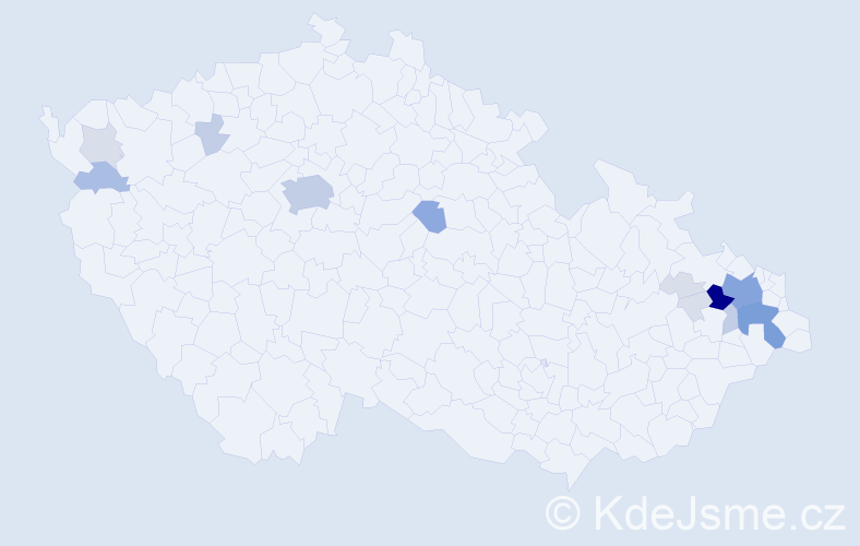Příjmení: 'Ertel', počet výskytů 48 v celé ČR