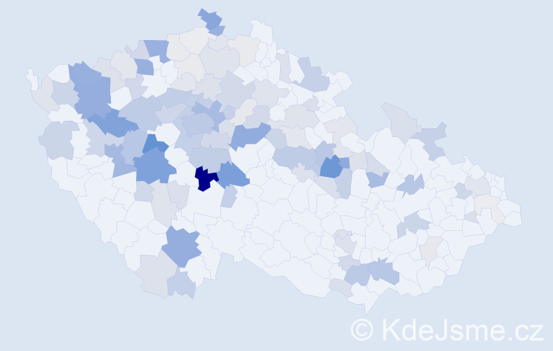 Příjmení: 'Štiková', počet výskytů 491 v celé ČR