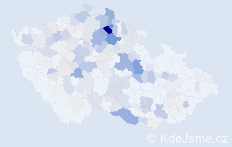 Příjmení: 'Mlejnek', počet výskytů 983 v celé ČR