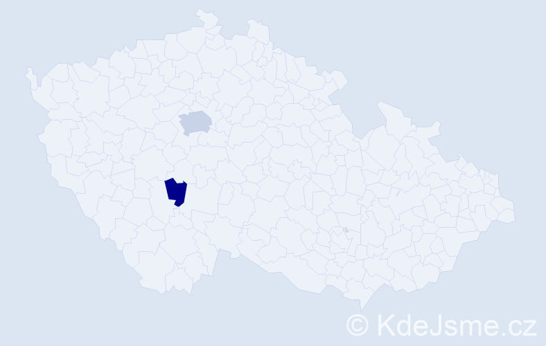 Příjmení: 'Rybakov', počet výskytů 4 v celé ČR