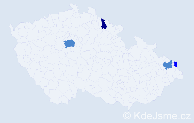 Příjmení: 'Sporyschová', počet výskytů 8 v celé ČR