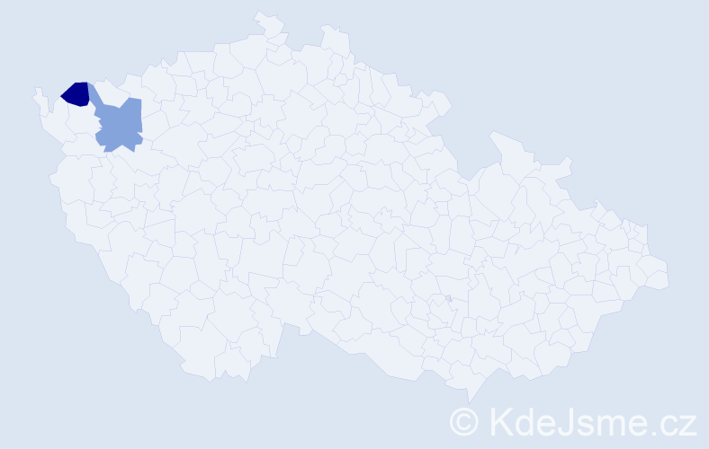 Příjmení: 'Leibelt', počet výskytů 7 v celé ČR