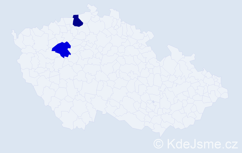 Příjmení: 'Iatsenko', počet výskytů 3 v celé ČR