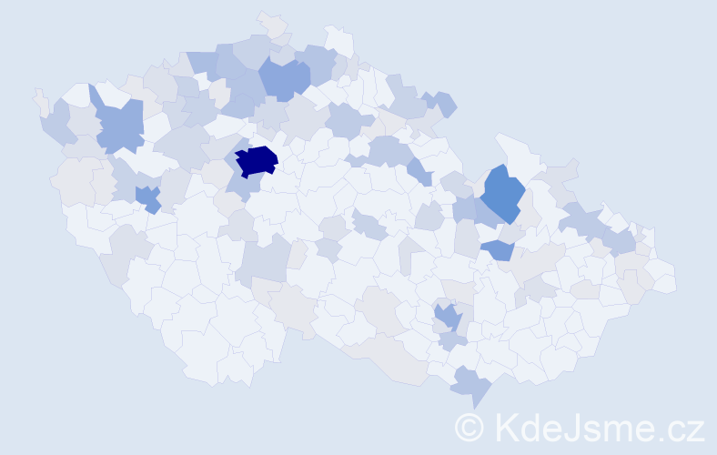 Příjmení: 'Vogel', počet výskytů 345 v celé ČR